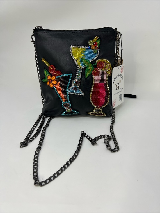 Mary Frances Handbags - Mary Frances Beaded Leather Crossbody Bag